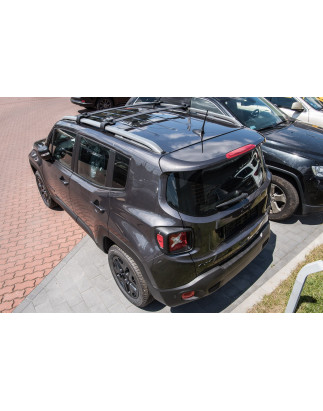JEEP RENEGADE E BU 2015+ ARGENTO BARRE LONGITUDINALI TETTO (Cod. AP-36724_A4x4)