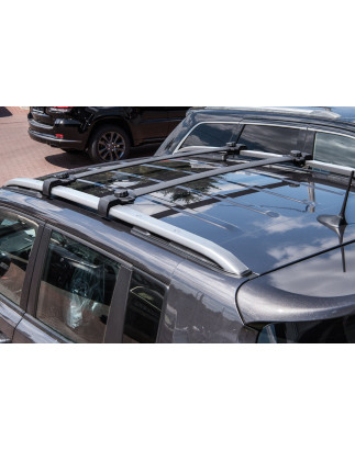 JEEP RENEGADE E BU 2015+ ARGENTO BARRE LONGITUDINALI TETTO (Cod. AP-36724_A4x4)