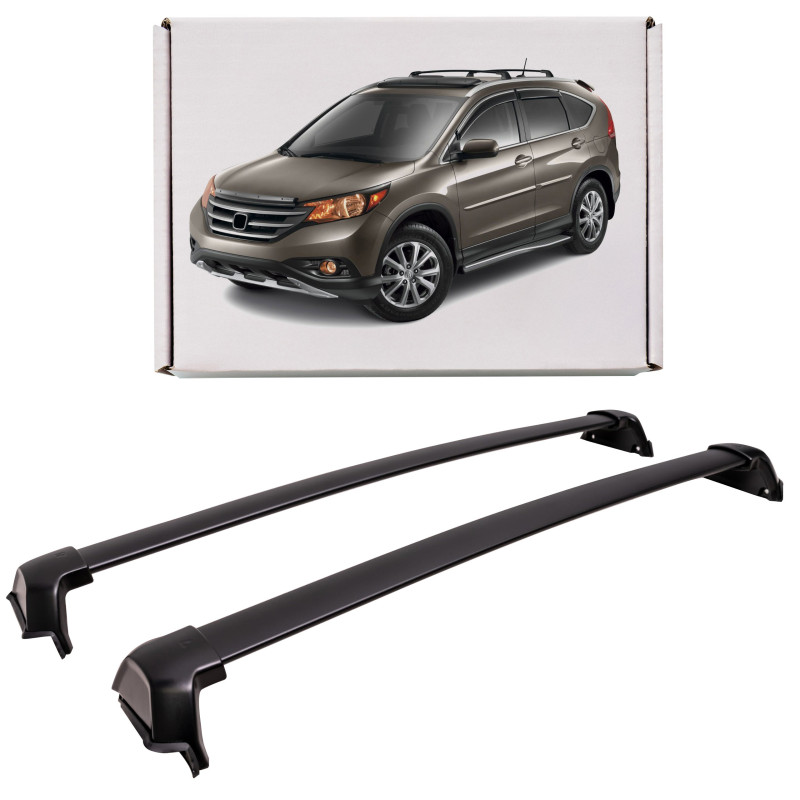 HONDA CR-V V 2018-2023 BARRE TRASVERSALI PER RAIL TETTO NERI STILE OEM P/N 08L04-TLA-100 (Cod. AP-36 HONDA CR-V V 2018-2023 BARRE TRASVERSALI PER RAIL TETTO NERI STILE OEM P/N 08L04-TLA-100 (Cod. AP-36