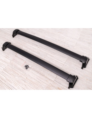 HONDA CR-V V 2018-2023 BARRE TRASVERSALI PER RAIL TETTO NERI STILE OEM P/N 08L04-TLA-100 (Cod. AP-36