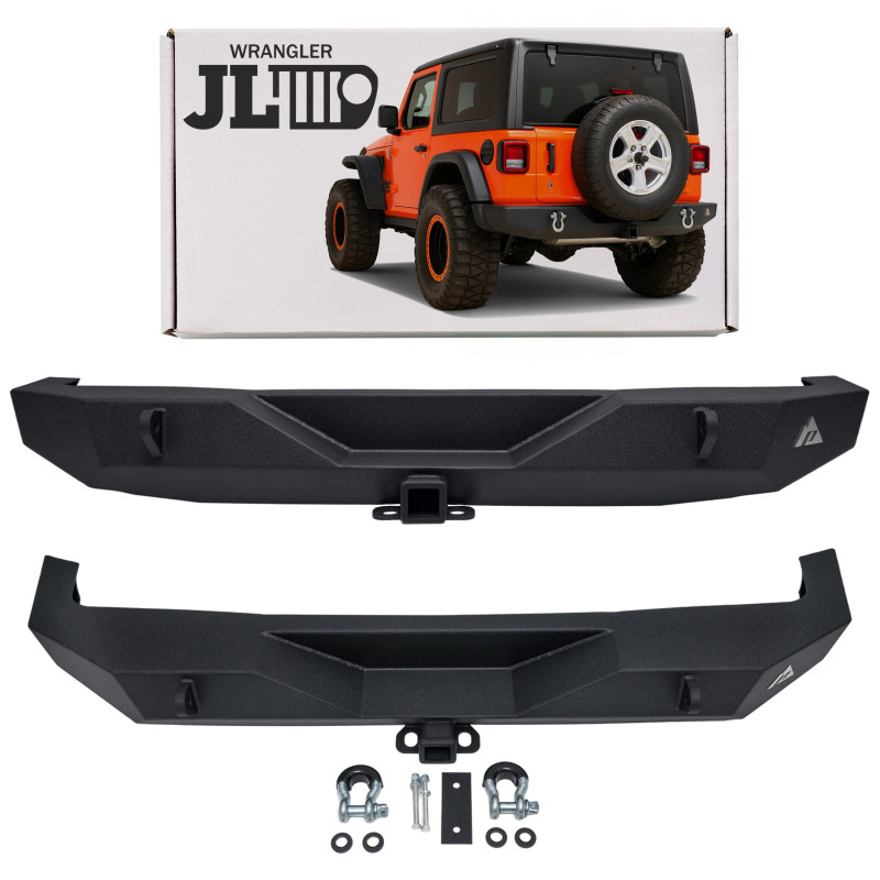 JEEP WRANGLER JL 2018+ PARAURTI POSTERIORE LARGO PARAMOUNT 51-8021 (Cod. AP-36813_A4x4)