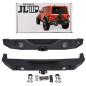 JEEP WRANGLER JL 2018+ PARAURTI POSTERIORE LARGO PARAMOUNT CON LUCI LED 12W (Cod. AP-36814_A4x4) JEEP WRANGLER JL 2018+ PARAURTI POSTERIORE LARGO PARAMOUNT CON LUCI LED 12W (Cod. AP-36814_A4x4)
