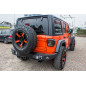 JEEP WRANGLER JL 2018+ PARAURTI POSTERIORE LARGO PARAMOUNT CON LUCI LED 12W (Cod. AP-36814_A4x4) JEEP WRANGLER JL 2018+ PARAURTI POSTERIORE LARGO PARAMOUNT CON LUCI LED 12W (Cod. AP-36814_A4x4)