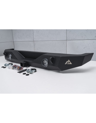 JEEP WRANGLER JL 2018+ PARAURTI POSTERIORE LARGO PARAMOUNT CON LUCI LED 12W (Cod. AP-36814_A4x4)