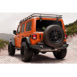 JEEP WRANGLER JL 2018+ 2D 4D PARAURTI POSTERIORE LARGO CON SUPPORTO RUOTA DI SCORTA E CON ADATTATORE