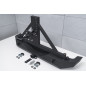JEEP WRANGLER JL 2018+ 2D 4D PARAURTI POSTERIORE LARGO CON SUPPORTO RUOTA DI SCORTA E CON ADATTATORE