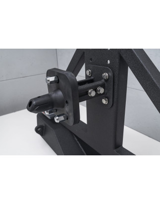 JEEP WRANGLER JL 2018+ 2D 4D PARAURTI POSTERIORE LARGO CON SUPPORTO RUOTA DI SCORTA E CON ADATTATORE
