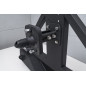 JEEP WRANGLER JL 2018+ 2D 4D PARAURTI POSTERIORE LARGO CON SUPPORTO RUOTA DI SCORTA E CON ADATTATORE