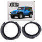 JEEP WRANGLER JK 2007-2018 SINISTRO ORIGINALI SUPPORTO FARI PER PANNELLO FRONTALE ANTERIORE 55078149