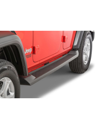 JEEP WRANGLER JL 2018+ 4D PEDANE LATERALI SOTTOPORTA 82215164 (Cod. AP-39121_A4x4)