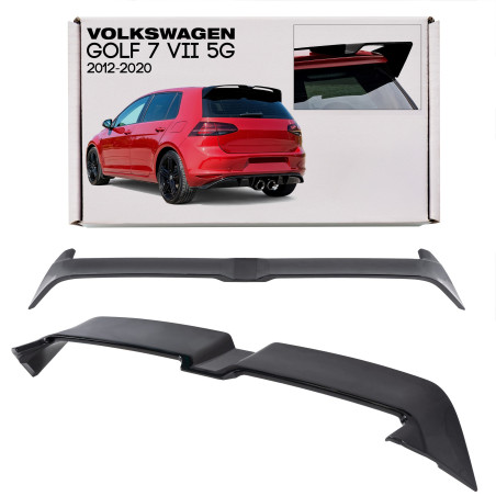 VOLKSWAGEN GOLF 7 VII 5G 2012-2020 SPOILER POSTERIORE NERO VERNICIATO PIANO BLACK (Cod. AP-39135_A4x