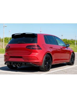 VOLKSWAGEN GOLF 7 VII 5G 2012-2020 SPOILER POSTERIORE NERO VERNICIATO PIANO BLACK (Cod. AP-39135_A4x
