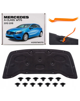 MERCEDES A-CLASS W176 2012-2018 PANNELLO FONOASSORBENTE COFANO A1766820026 (Cod. AP-39434_A4x4)