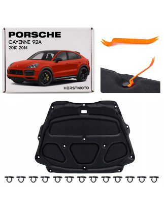 PORSCHE CAYENNE II 92A 2010-2014 PRE-RESTYLING PANNELLO FONOASSORBENTE COFANO 95855683100 (Cod. AP-3
