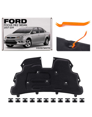 FORD FOCUS MK2 II 2007-2011 berlina RESTYLING PANNELLO FONOASSORBENTE COFANO 1519736 (Cod. AP-39438_