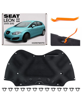 SEAT LEON II HATCHBACK 1P1 2005-2012 PANNELLO FONOASSORBENTE COFANO 1P0863831B (Cod. AP-39444_A4x4)