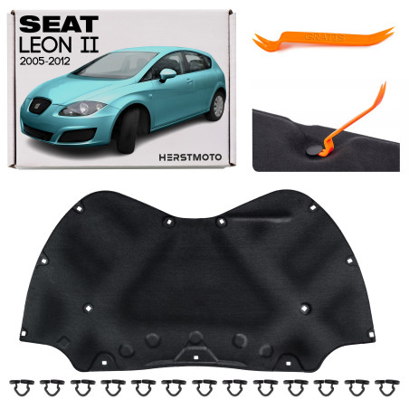 SEAT LEON II HATCHBACK 1P1 2005-2012 PANNELLO FONOASSORBENTE COFANO 1P0863831B (Cod. AP-39444_A4x4)