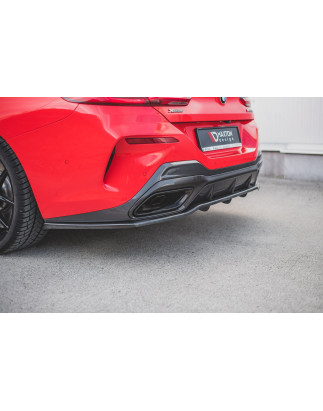 Splitter posteriore (con barre verticali) BMW 8 Coupe M-Pack G15 (Cod. M-BM-M850-G15-RD1G+RD2G)