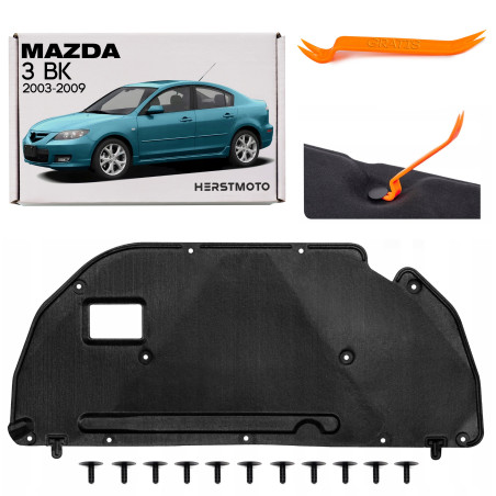 MAZDA 3 E BK 2003-2009 PANNELLO FONOASSORBENTE COFANO B33H56681B (Cod. AP-39447_A4x4)