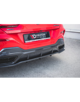 Splitter posteriore (con barre verticali) BMW 8 Coupe M-Pack G15 (Cod. M-BM-M850-G15-RD1G+RD2G)