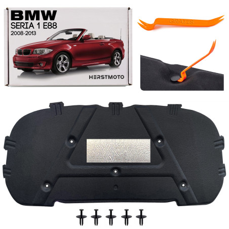BMW SERIA 1 E88 CABRIO 2008-2013 PANNELLO FONOASSORBENTE COFANO 51489141036 (Cod. AP-39449_A4x4)