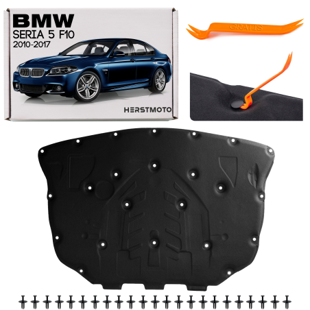 BMW SERIA 5 F10 2010-2017 PANNELLO FONOASSORBENTE COFANO 51486989301 (Cod. AP-39452_A4x4)