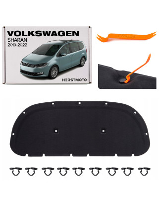 VOLKSWAGEN SHARAN 2010-2022 PANNELLO FONOASSORBENTE COFANO 7N0863831 (Cod. AP-39454_A4x4)