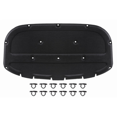 VOLKSWAGEN TOUAREG II 2010-2018 PANNELLO FONOASSORBENTE COFANO CON CLIP 7P6863831A (Cod. AP-39456_A4