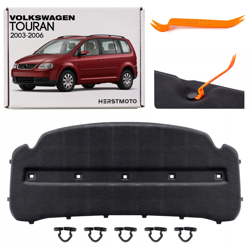 VOLKSWAGEN TOURAN E 2003-2006 PRE-RESTYLING PANNELLO FONOASSORBENTE COFANO 1T0863831B (Cod. AP-39457
