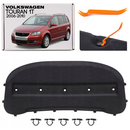 VOLKSWAGEN TOURAN E 1T 2006-2010 DOPO IL PRIMO RESTYLING PANNELLO FONOASSORBENTE COFANO 1T0863831D (