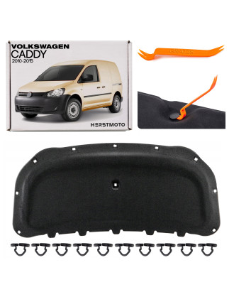 VOLKSWAGEN CADDY III 2010-2015 DOPO IL PRIMO RESTYLING PANNELLO FONOASSORBENTE COFANO 1T0863831G (Co