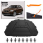 BMW X1 E E84 2009-2015 PANNELLO FONOASSORBENTE COFANO KIT CON CLIP 51481234000 (Cod. AP-39460_A4x4)