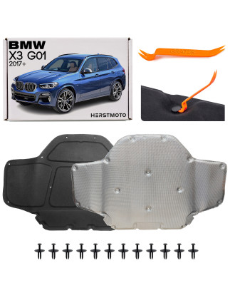 BMW X3 G01 2017+ PANNELLO FONOASSORBENTE COFANO MAGGIORATA ISOLAMENTO TERMICO 51487395564 (Cod. AP-3