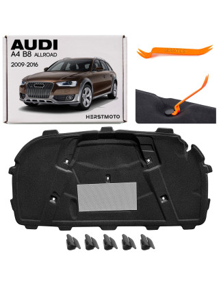 AUDI A4 B8 ALLROAD 2009-2016 PANNELLO FONOASSORBENTE COFANO KIT CON CLIP 8T0863825H (Cod. AP-39432_A