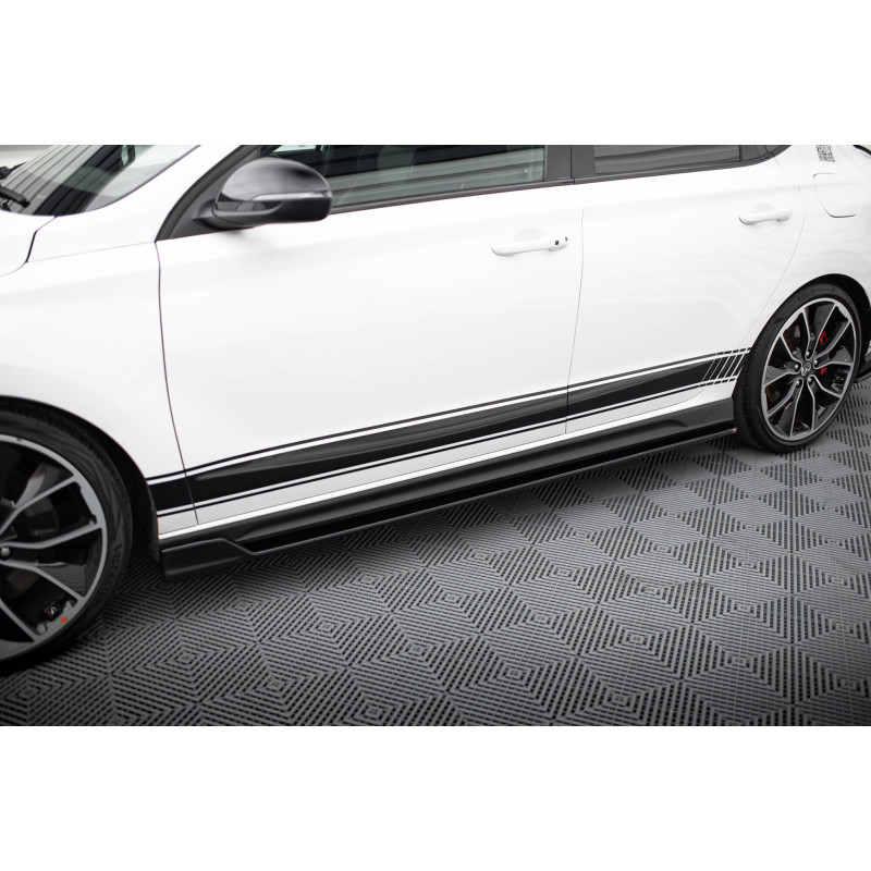 Diffusori minigonne V.5 Hyundai I30 N / N-Line  / Fastback Mk3 / Mk3 Facelift (Cod. M-HY-I30-3-N-SD4