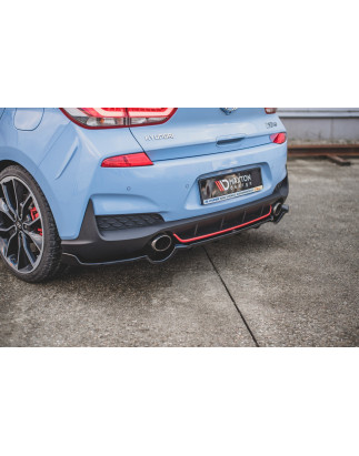 Splitter posteriore (con barre verticali) Hyundai I30 N Mk3  (Cod. M-HY-I30-3-N-RD1G+RD2G)