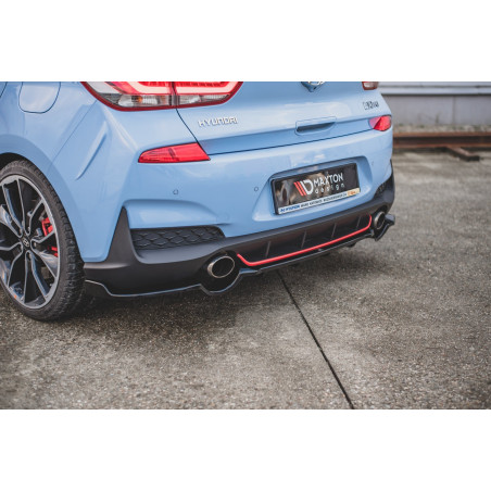 Splitter posteriore (con barre verticali) Hyundai I30 N Mk3  (Cod. M-HY-I30-3-N-RD1G+RD2G)