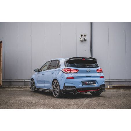 Splitter posteriore (con barre verticali) Hyundai I30 N Mk3  (Cod. M-HY-I30-3-N-RD1G+RD2G)