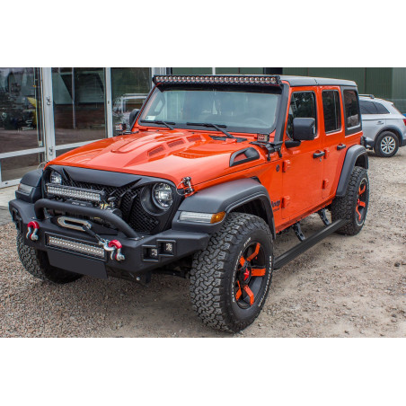 JEEP WRANGLER JL 2018+ 4D PEDANE LATERALI SOTTOPORTA ELETTRICI (Cod. AP-43752_A4x4)