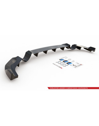Splitter posteriore (con barre verticali) Hyundai I30 N Mk3  (Cod. M-HY-I30-3-N-RD1G+RD2G)