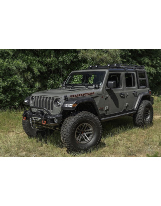 JEEP WRANGLER JL 2018+ PORTAPACCHI TETTO CON SCALETTA ACCIAIO (Cod. AP-44030_A4x4)