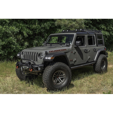 JEEP WRANGLER JL 2018+ PORTAPACCHI TETTO CON SCALETTA ACCIAIO (Cod. AP-44030_A4x4)