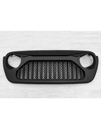JEEP WRANGLER JL 2018+ MASCHERINA RADIATORE MASCHERINA NERO (Cod. AP-44031_A4x4)