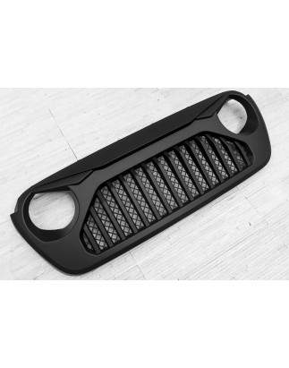 JEEP WRANGLER JL 2018+ MASCHERINA RADIATORE MASCHERINA NERO (Cod. AP-44031_A4x4)
