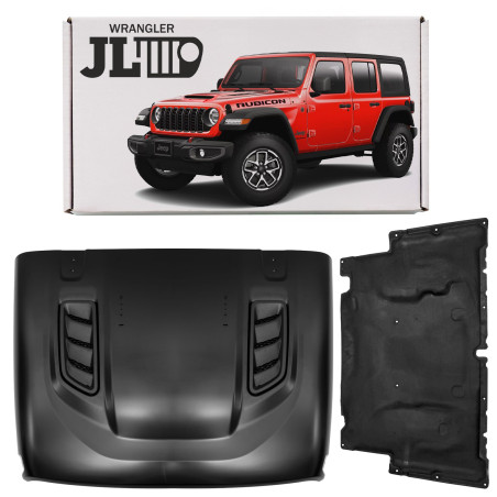 JEEP WRANGLER JL 2018+ EU COFANO RUBICON CON INSONORIZZAZIONE (Cod. AP-44036_A4x4)