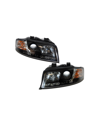 Fari Day Light Audi A4 '02-04 (Cod. E-FAAU037)
