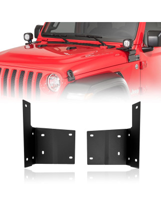 JEEP WRANGLER JL 2018+ SUPPORTO LUCI AGGIUNTIVI (Cod. AP-44038_A4x4)
