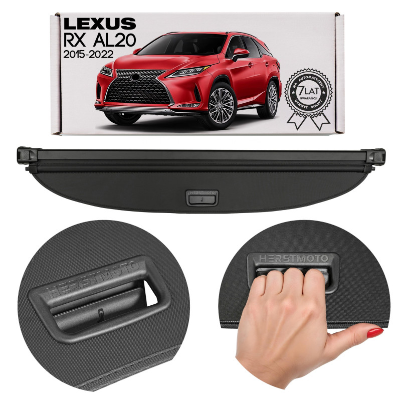 LEXUS RX IV AL20 2015-2022 CAPPELLIERA COPRIBAGAGLI NERA 64910-48020-E0 (Cod. AP-44067_A4x4)