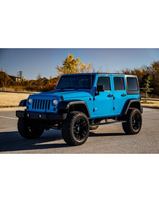 JEEP WRANGLER JK 2007-2018 4D PEDANE LATERALI SOTTOPORTA ELETTRICI (Cod. AP-44071_A4x4)