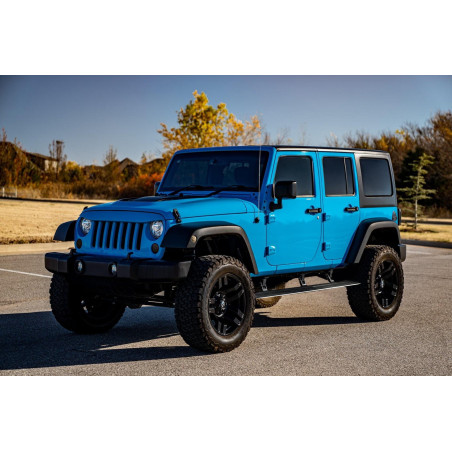 JEEP WRANGLER JK 2007-2018 4D PEDANE LATERALI SOTTOPORTA ELETTRICI (Cod. AP-44071_A4x4)